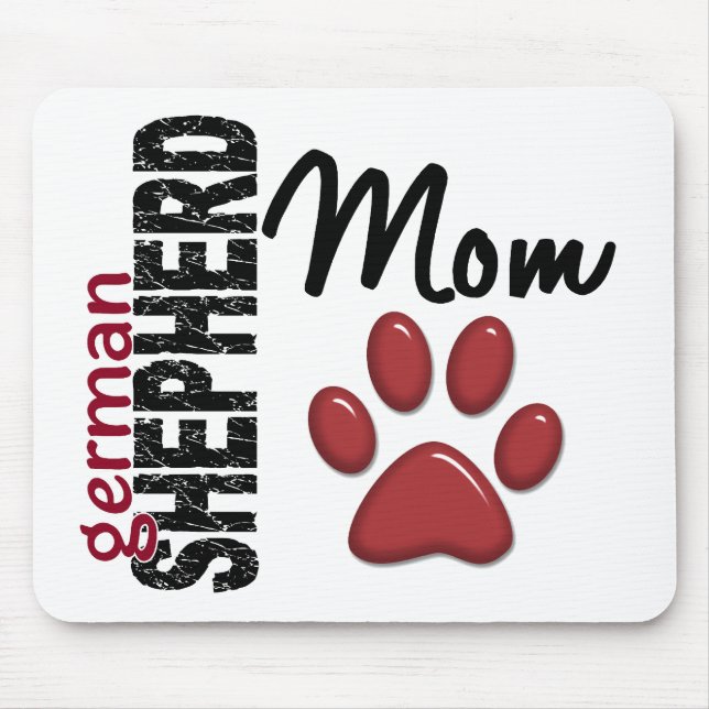 German Shepherd Mum 2 Mouse Pad (Front)
