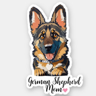 German Shepherd Mum Heart 
