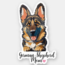 German Shepherd Mum Heart