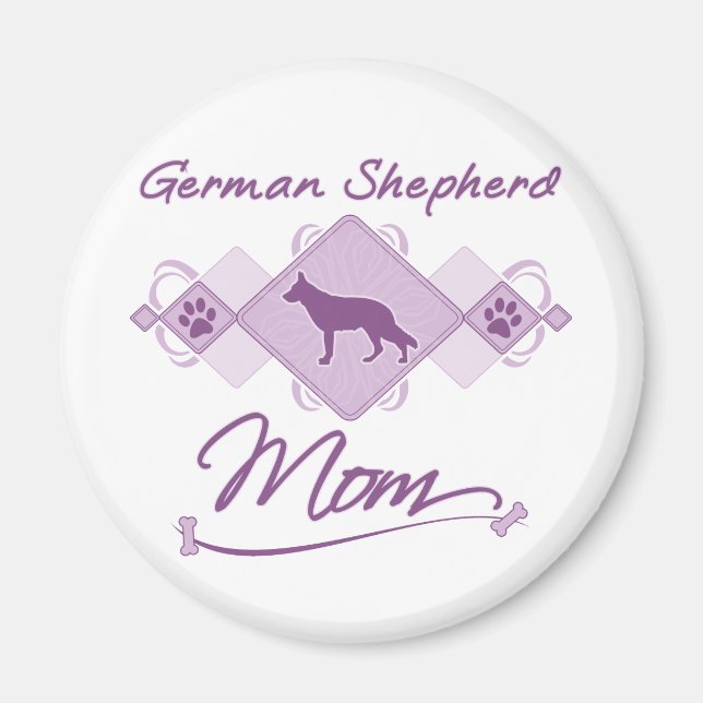 German Shepherd Mum Magnet (Front)