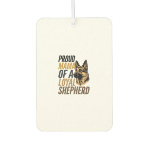 German Shepherd Mum Shirt Vintage Dog Mama Graphic Car Air Freshener