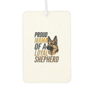 German Shepherd Mum Shirt Vintage Dog Mama Graphic Car Air Freshener