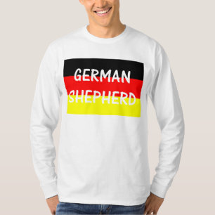 german shepherd name on flg T-Shirt