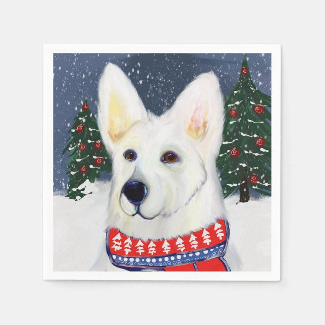 German Shepherd Napkin (Front)