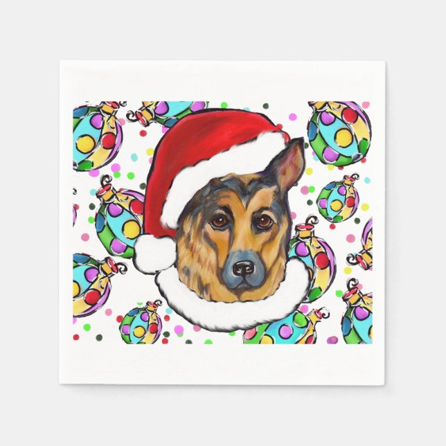 GERMAN SHEPHERD NAPKIN (Front)