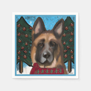 German Shepherd Napkin