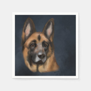 GERMAN SHEPHERD    NAPKIN
