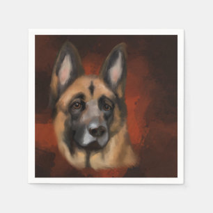 GERMAN SHEPHERD    NAPKIN