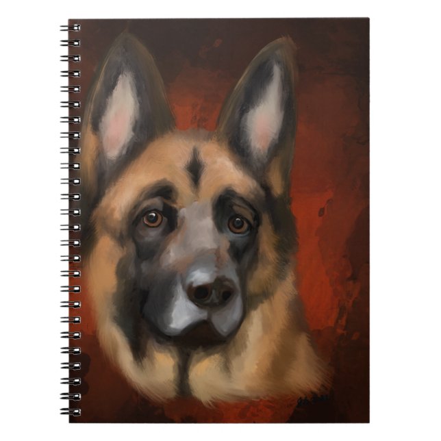 GERMAN SHEPHERD     NOTEBOOK (Front)