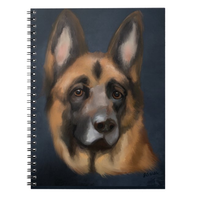 GERMAN SHEPHERD     NOTEBOOK (Front)