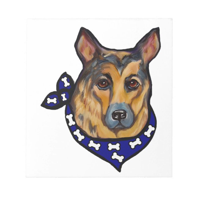 GERMAN SHEPHERD NOTEPAD (Front)