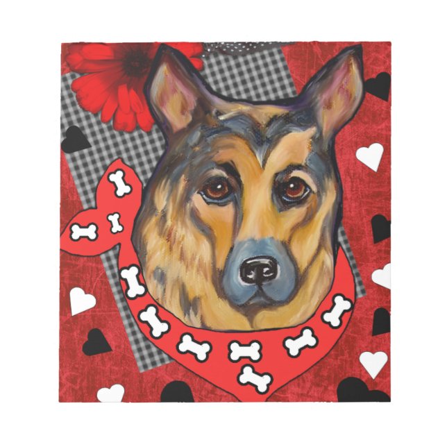 GERMAN SHEPHERD NOTEPAD (Front)