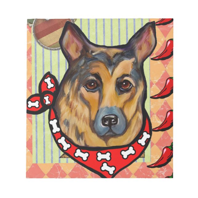 GERMAN SHEPHERD NOTEPAD (Front)