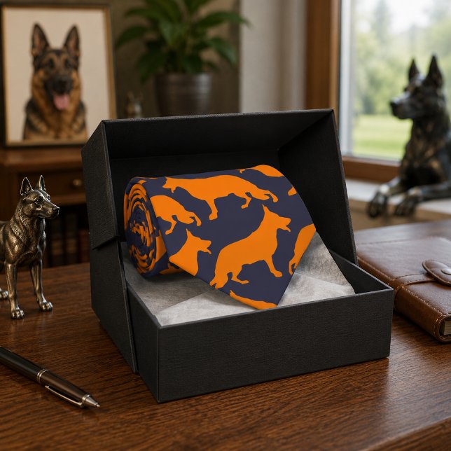 German Shepherd orange Tie (Creator Uploaded)