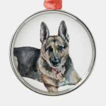German Shepherd Ornament