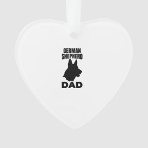 German Shepherd Papa Ornament