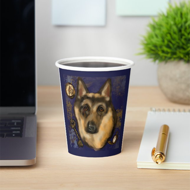 GERMAN SHEPHERD        PAPER CUPS (Insitu)