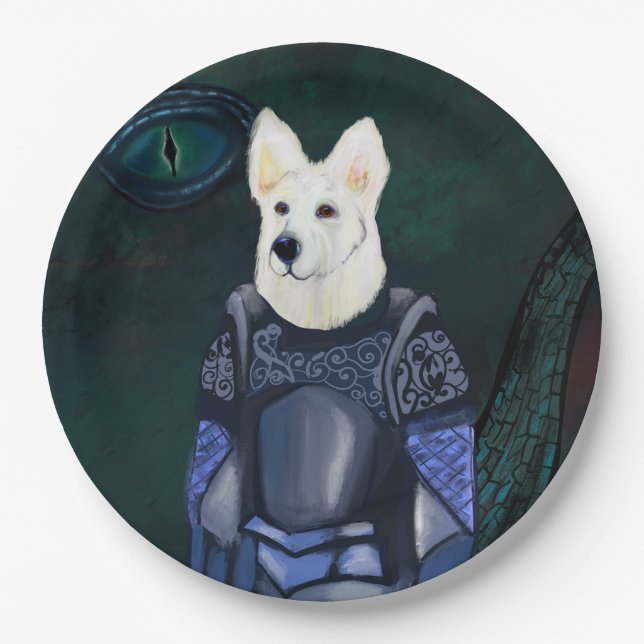 German Shepherd        Paper Plate (Front)