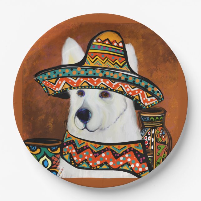 German Shepherd           Paper Plate (Front)