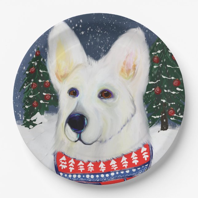 German Shepherd  Paper Plate (Front)