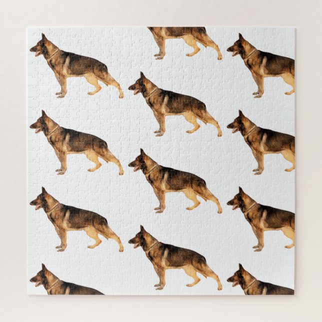 German shepherd Pattern  Jigsaw Puzzle (Vertical)
