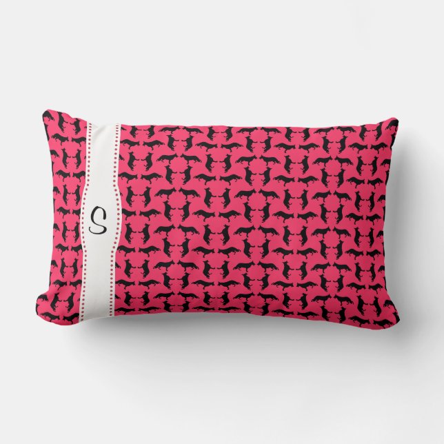 German Shepherd Pattern Lumbar Cushion (Front)