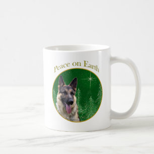 German Shepherd Peace Coffee Mug