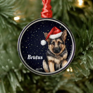 German Shepherd Personalised Christmas Ornament