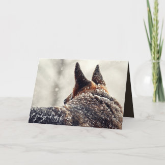 German Shepherd Pet Loss Sympathy Card