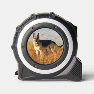 German Shepherd Photo Template Tape Measure 1