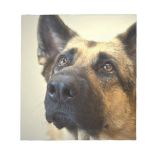 German Shepherd Picture Notepad