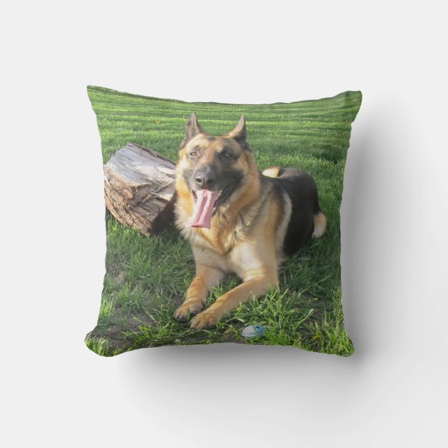 German Shepherd Pillow (Front)
