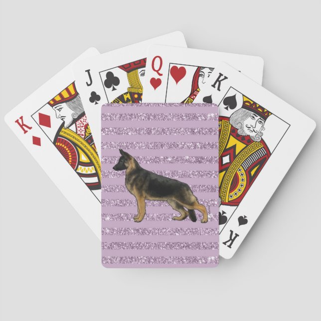German Shepherd Playing Cards (Back)