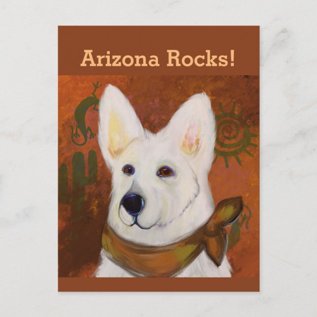 German Shepherd   Postcard (Front)