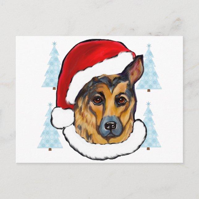 GERMAN SHEPHERD POSTCARD (Front)