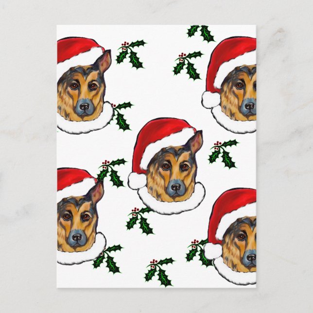 GERMAN SHEPHERD POSTCARD (Front)