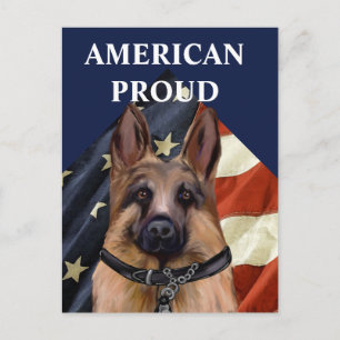 German Shepherd Postcard