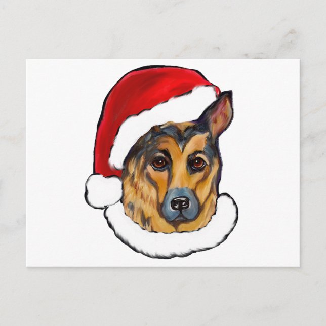 GERMAN SHEPHERD POSTCARD (Front)