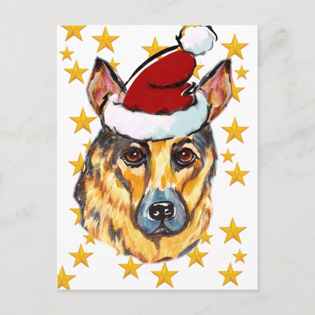 GERMAN SHEPHERD POSTCARD (Front)
