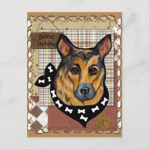 GERMAN SHEPHERD POSTCARD
