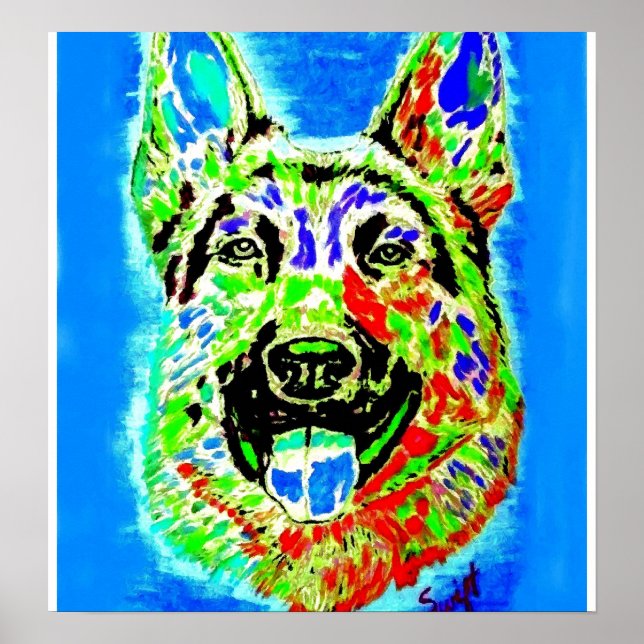 German Shepherd Poster (Front)
