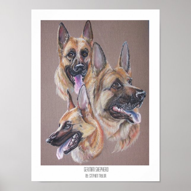 German Shepherd Poster (Front)