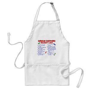 GERMAN SHEPHERD Property Laws 2 Standard Apron