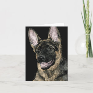 German Shepherd Pup Card - "Rommel"