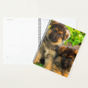 German Shepherd Puppies Planner