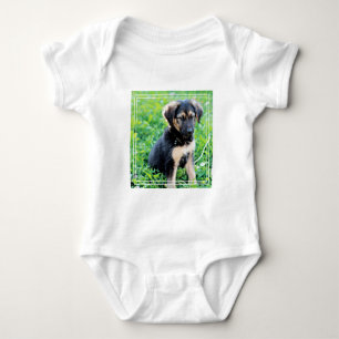 German Shepherd Puppy Baby Bodysuit