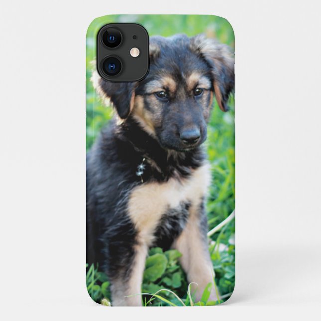 German Shepherd Puppy Case-Mate iPhone Case (Back)