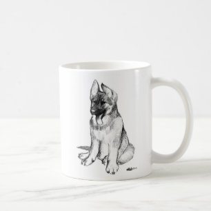 German Shepherd Puppy Coffee Mug