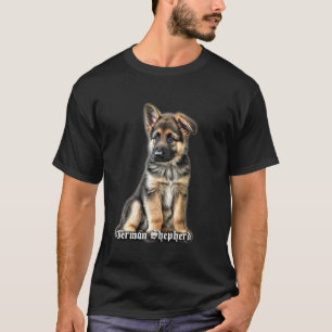 German Shepherd Puppy K-9 T-Shirt