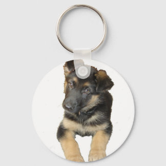 German Shepherd Puppy Keychain